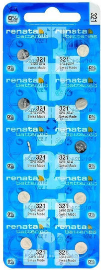 Renata Baterii Oxid de argint pentru ceasuri SR65 10buc
