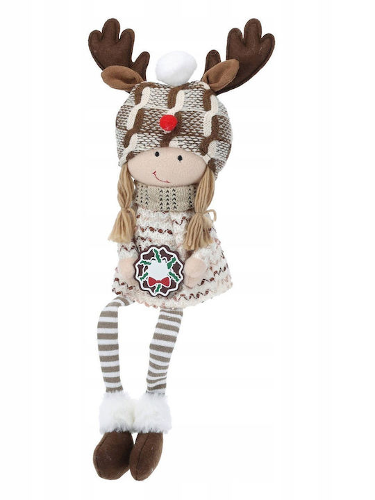 Home&Styling Collection Plüsch Weihnachtsfigur Dekoration 51 Cm