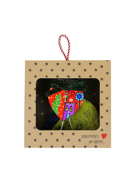 Synchronia Окачен Гоури Сърце Многоцветен 18x18...