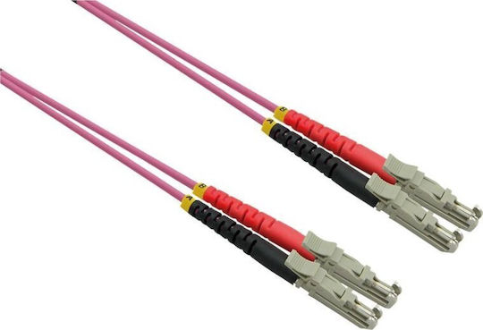 Roline Roline Optical Fiber Cable Duplex 50/125µm Om4 Lsh Lsh Lsoh Purple 5 M