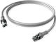 Sacon Dualboot Pushpull Ip20 Crossover Cable Cat.6 Gray 3 M