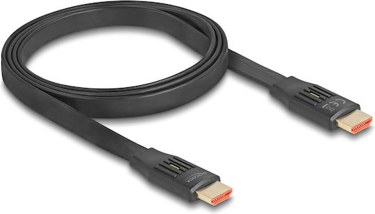 DeLock Flat Cable HDMI male - HDMI male 5m Black