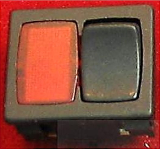 Διακόπτης Rocker 1 X On--off + Ενδεικτικό Spst 4 Pin 6a/250vac Άνοιγμα 18,6x22x18mm Marquardt 1806.0402 030.57