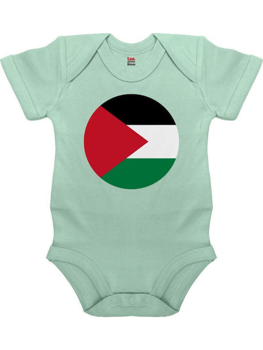 Koupakoupa Flag of Palestine Short-Sleeved Mint