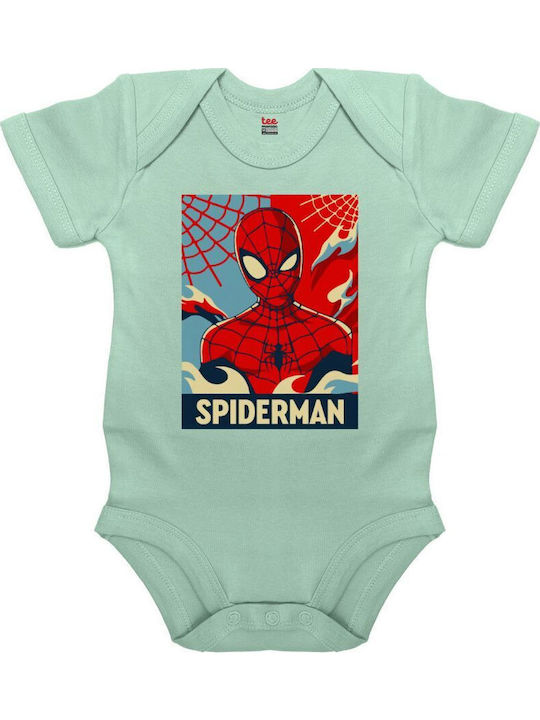 Koupakoupa Spiderman Kid Short-Sleeved Mint