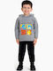 Kids Sweatpants Set Gray