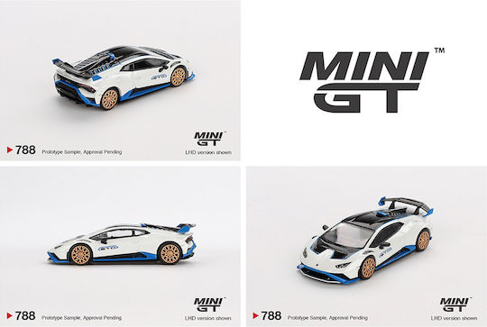 Mini Gt 1/64 2023 Lamborghini Huracan Sto Bianco Asopo #788