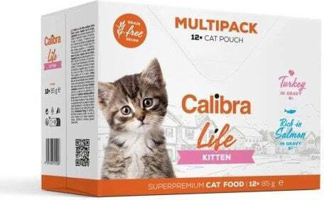 Calibra Cat Lifepouch Kitten Multipack 12x85g