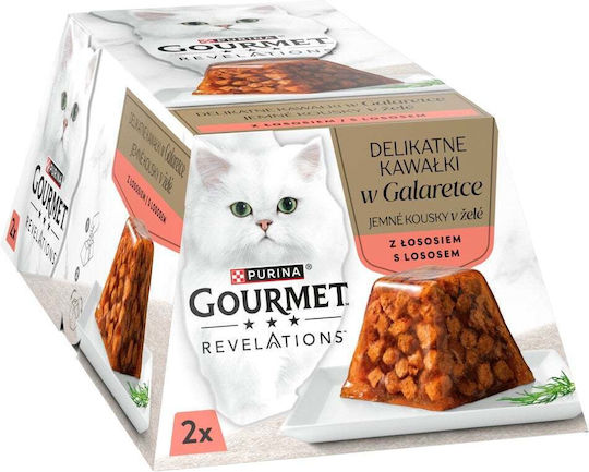 Purina Gourmet Revelations Somon În Jeleu 2x57g