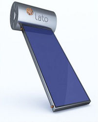 Λατο Ηλιακός Θερμοσίφωνας 120lt Glass Διπλής Ενέργειας 2τ.μ. Επιλεκτικός