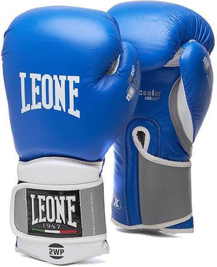 Leone 1947 Mănuși de Box din Piele pentru Competiție Albastru
