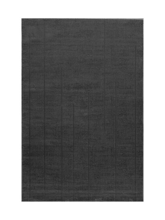 Modern Bedroom Rugs Set Anthracite 9999991329355 3pcs