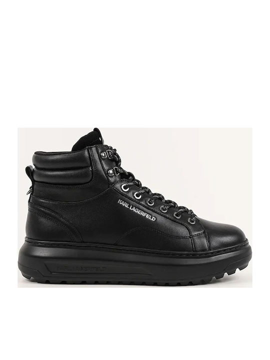 Leather Black Men's Boots