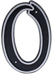 Blastic House Number 0 150mm Black Blastic House Number 0 150mm Black