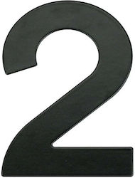 House Number 2 Mb-2 145mm Black House Number 2 Mb-2 145mm Black