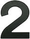 House Number 2 Mb-2 145mm Black