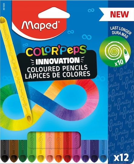 Maped Моливи Графит Infinity 12 Цвята 616009