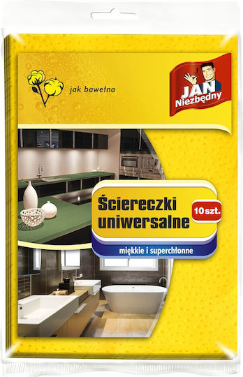 Jan Niezbędny Cleaning Cloths General Use 10 Pieces Soft Jan Niezbędny