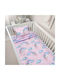 Lino Home Baby Sheets Set Crib Cotton Beige 120x180cm