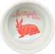Trixie Comic Food Bowl for Rabbit 240ml Red
