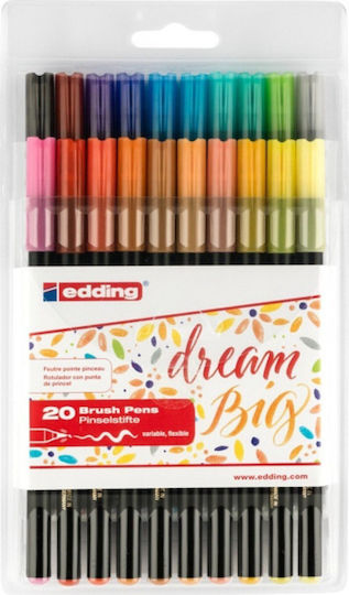 Edding Маркери 20мм Mix of Colors 11716180 20бр