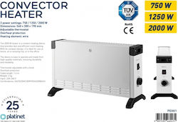 Platinet Θερμοπομπός Δαπέδου 2000W 54x30cm Λευκός Platinet Θερμοπομπός Δαπέδου 2000W 54x30cm Λευκός