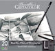 Σετ 20τεμ Καρβουνου Cretacolor Black Box Charcoal Μεταλλικη Κασετινα