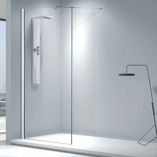 Aquarelle Fixed Side for Shower 67-69x185cm Clear Glass