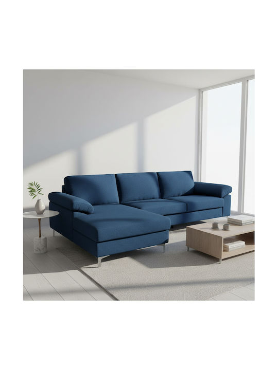 Alex Γωνιακός Καναπές με Δεξιά Γωνία Navy Blue ...