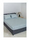 Naf Naf Set Cearșafuri 240x270cm. Summit Atlantic Teal 4buc