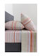 Naf Naf Summit Σετ Σεντόνια King Size με Λάστιχο 240x270εκ. Red (4τμχ)
