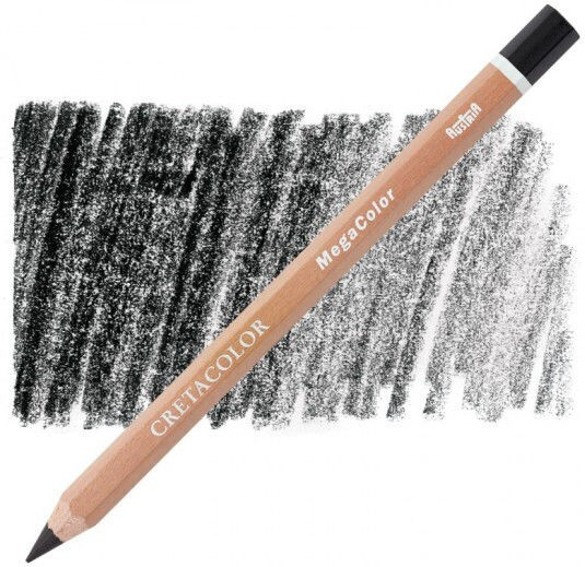 Cretacolor Megacolor Слонова Кост Черен