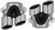 Exhaust Mufflers Mercedes Benz A-Class W177 CLA C118 GLA H247 GLB X247 Chrome 2 Double Mercedes Benz Carner