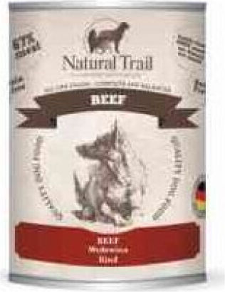Natural Trail Влажна Храна за Кучета Диетична с Говеждо месо, Месо и Зеленчуци 800гр