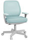 Vinsetto Office Chair with Adjustable Arms Light Green