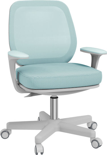Vinsetto Office Chair with Adjustable Arms Light Green