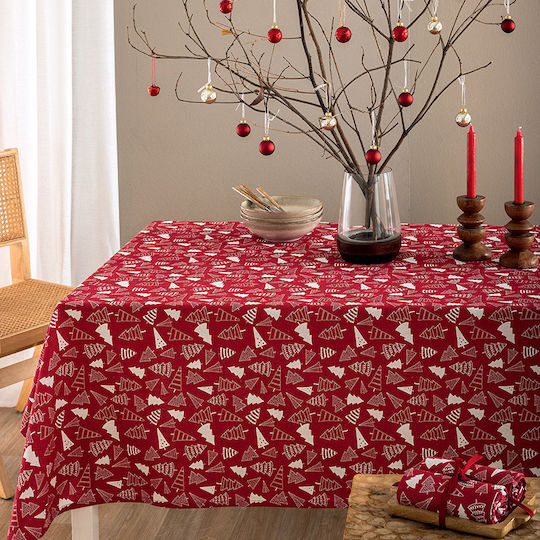 Palamaiki Red Tablecloth