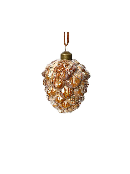 Hängender Weihnachtsbaumschmuck Pinienkern Glas...