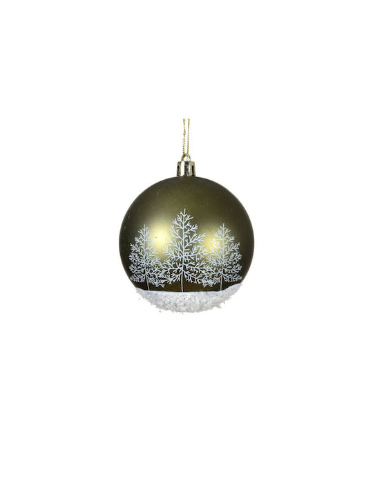 Hängendes Kugel Ornament Ornament Grün