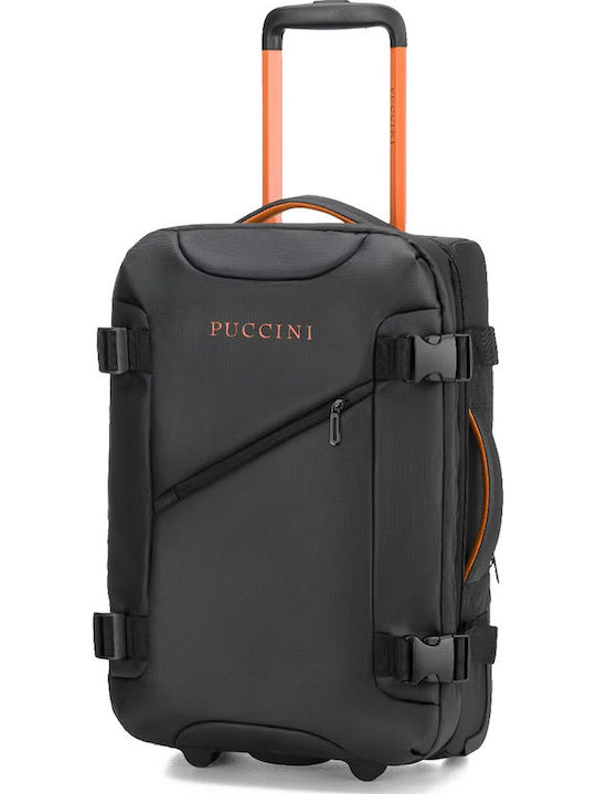 Puccini Kabinenreisekoffer Weichschalen Black m...