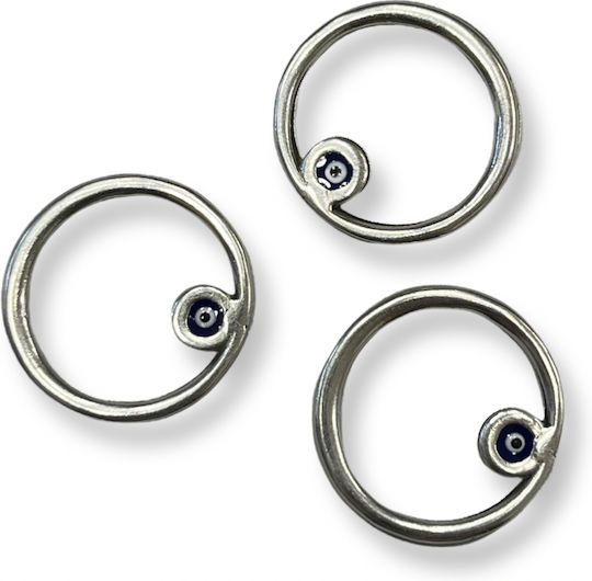 Метален Горелка Синьо Silver 2см 12 Бр