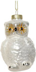Kaemingk Bufniță Figurine De Crăciun Sticlă 6x5...