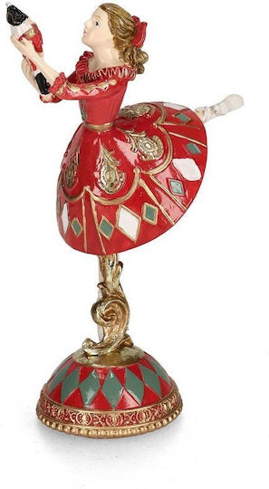 Bizzotto Weihnachtsfigur aus Polyresin Tänzerin 21cm