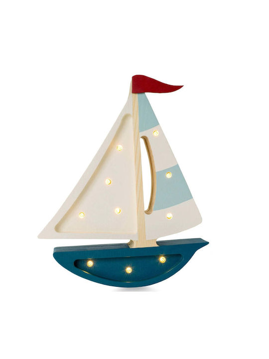 Light Sailboat Blue