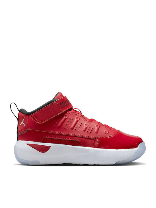Max Aura Kids Sneakers with Scratch Red