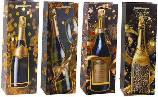 Lean Toys Paper Bottle Case Multicolored 35x9x12cm.