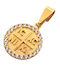 Rubini Charm Talisman Constantine Made of 14K Gold