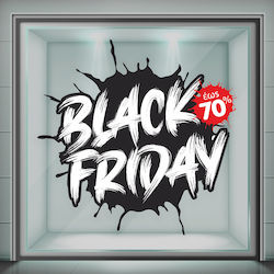 Schaufenster- und Wandsticker Black Friday Farb-Boom 55x55 Schaufenster- und Wandsticker Black Friday Farb-Boom 55x55