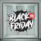 Αυτοκόλλητο Black Friday Colour Boom 55x55