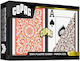 Copag Elite 1546 Playing Cards Poker Size Double Deck Set Orange & Brown Color